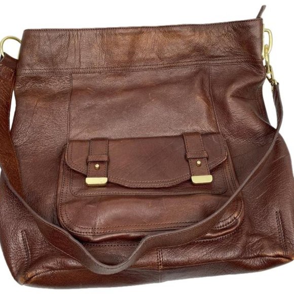 Banana Republic Handbags - Banana Republic Brown Leather Handbag